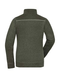 Olivgrüne Fleece Jacke Damen